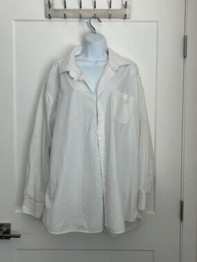 Classic oversized buttondown white shirt 2XL